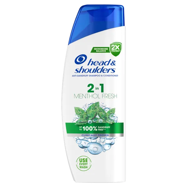 Šampūns HEAD&SHOULDERS Menthol 2in1, 330 ml