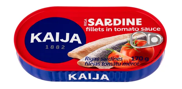 Sardīņu filejas tomātu mērcē 170g