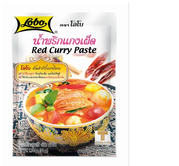 Sarkanā karija pasta LOBO, 50g