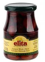 Sarkanās olīvas, veselas Kalamata ELITA, 370g/190g