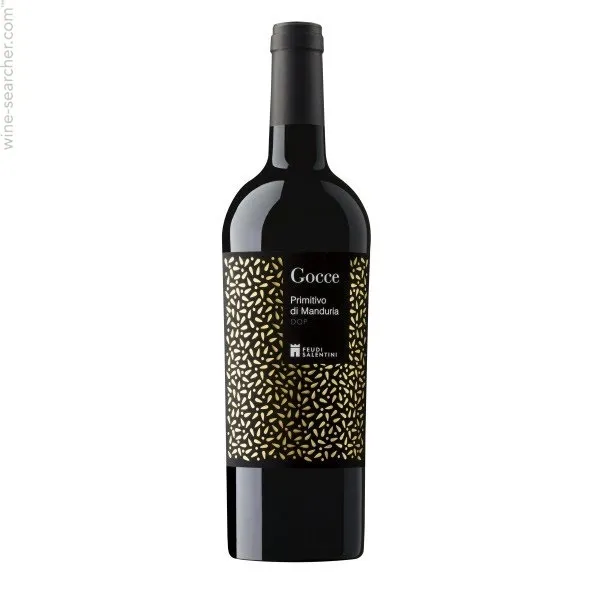 Sarkanvīns 125 Gocce Primitivo Di Manduria DOP, sauss, 14,5%, 0.75l