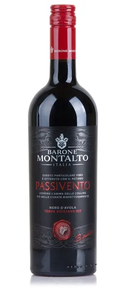 Sarkanvīns BARONE MONTALTO Nero d`Avola Appass, 15%, 0.75 l