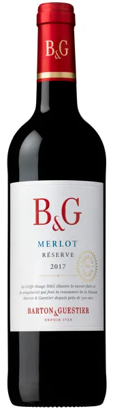 Vīns B&G Merlot 13% 0,75L