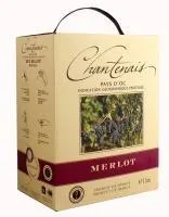 Sarkanvīns CHANTENAIS Merlot, sauss, BIB, 13%-14%, 3l