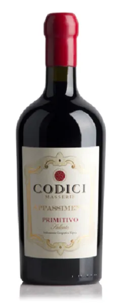 Vīns CODICI PRIMITIVO SALENTO APPASSIMENTO 14,5%0,75L