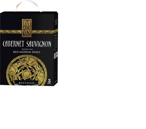 Sarkanvīns DAOS Cabernet Sauvignon, pussalds, 12,5%, BIB, 3l