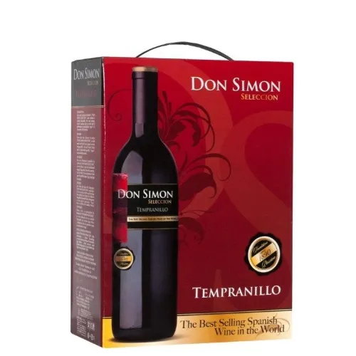 Sarkanvīns DON SIMON Tempranillo Seleccion, sauss, 12,5%, 3 l