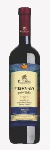 Sarkanvīns DUGLADZE Pirosmani, pussauss, 12%, 0.75l