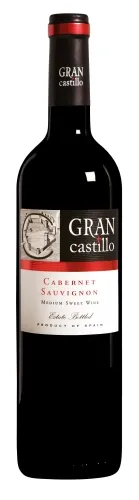 Sarkanvīns GRAN CASTILLO Cabernet Sauvignon, pussalds, 13,5%, 0.75 l