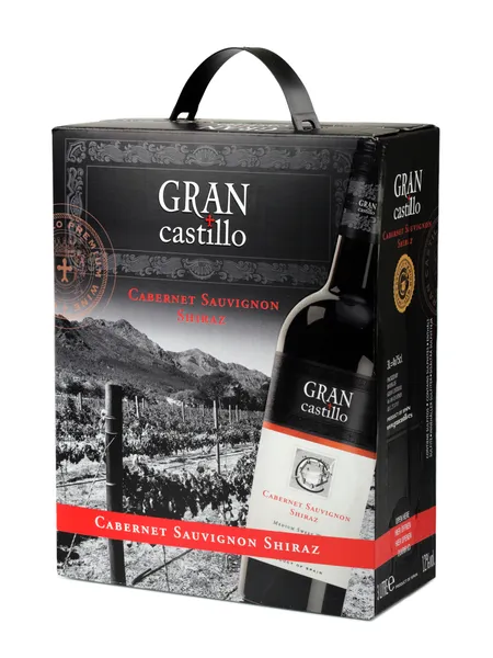 Sarkanvīns Gran Castillo Cabernet Sauvignon Shiraz pussalds 12% 3l