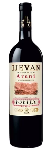 Sarkanvīns IJEVAN Areni, pussalds, 12,5%, 0.75l