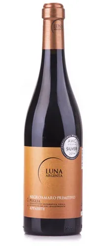 Sarkanvīns LUNA ARGENTA Negroamaro Primitivo Appassite, 14,5%, 0.75l