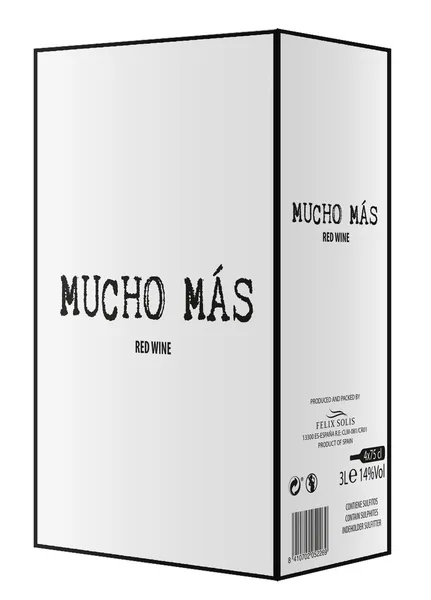 Sarkanvīns MUCHO MAS, sauss, 13,5%, BIB, 3l