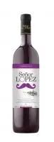 Sarkanvīns SENOR LOPEZ Tempranillo, pussalds, 11%-13%, 0.75l