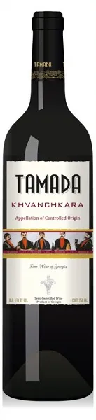 Sarkanvīns TAMADA Khvanchkara, pussalds, 11%, 0.75 l