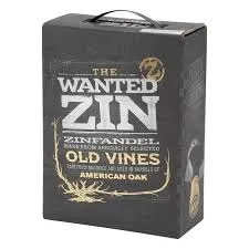 Sarkanvīns THE WANTED Zinfandel IGP Puglia, pussalds, 14,5%, BIB, 3l