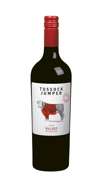 Sarkanvīns TUSSOCK JUMPER Malbec, sauss,  13%, 0.75 l