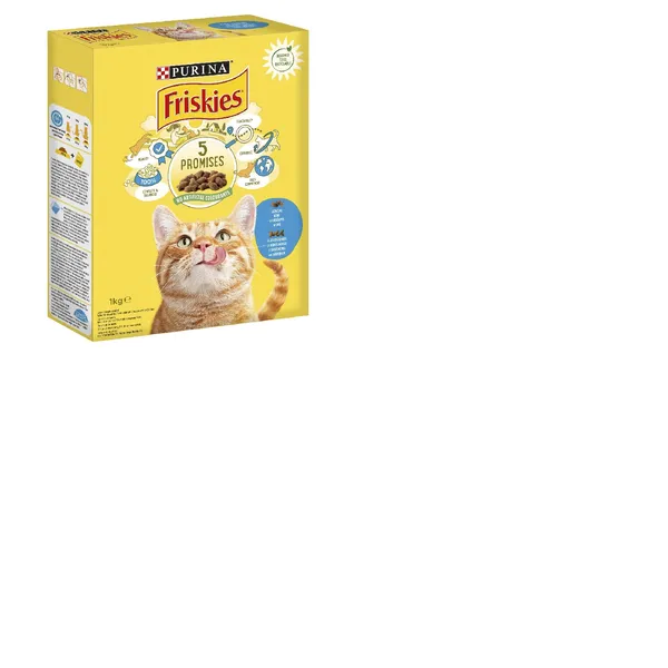 Sausā barība kaķiem FRISKIES, lasis, 1kg