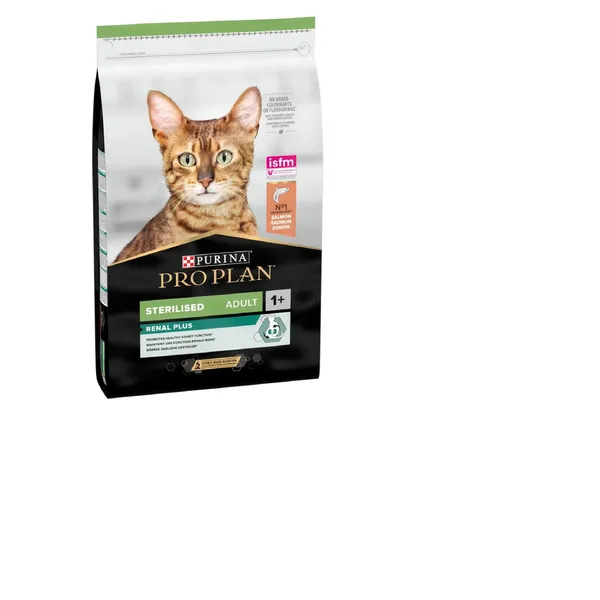 Sausā barība kaķiem PRO PLAN Steril Renal, ar lasi, 10kg