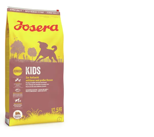 Sausā barība kucēniem JOSERA Kids, no 8 nedēļu vecuma, 12.5kg