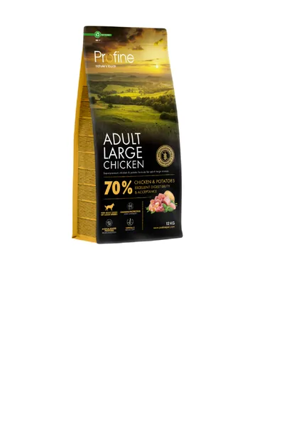 Sausā barība lielas šķirnes suņiem PROFINE Adult, ar vistas gaļas garšu, 12kg