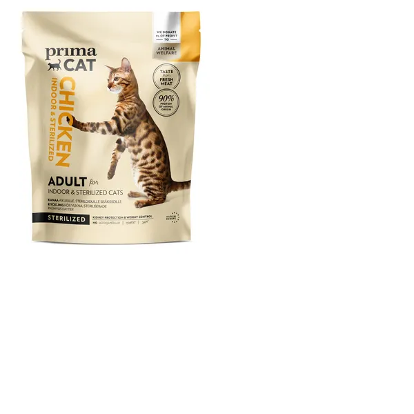 Sausā barība pieaugušiem kaķiem PRIMACAT, ar vistas gaļu, 1.4kg