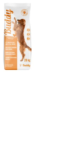 Sausā barība pieaugušiem suņiem BUDDY, ar mājputnu gaļu, 20kg