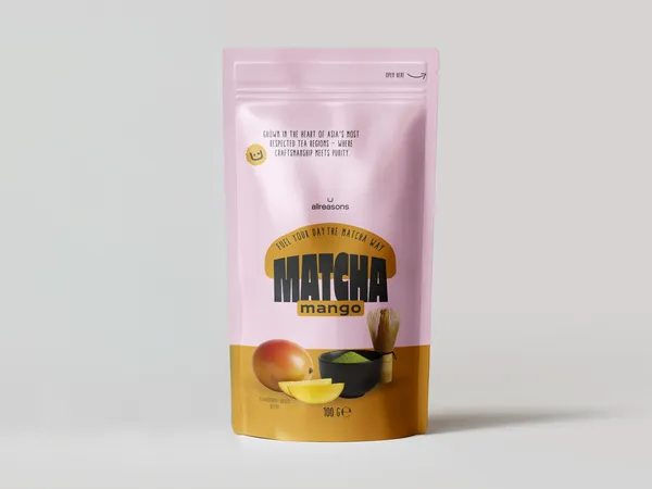Sausais maisījums dzērienam ALLREASONS Matcha ar mango garšu, 250g
