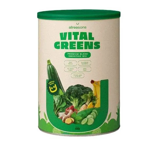 Sausais maisījums smūtijiem ALLREASONS Vital Greens, 1kg