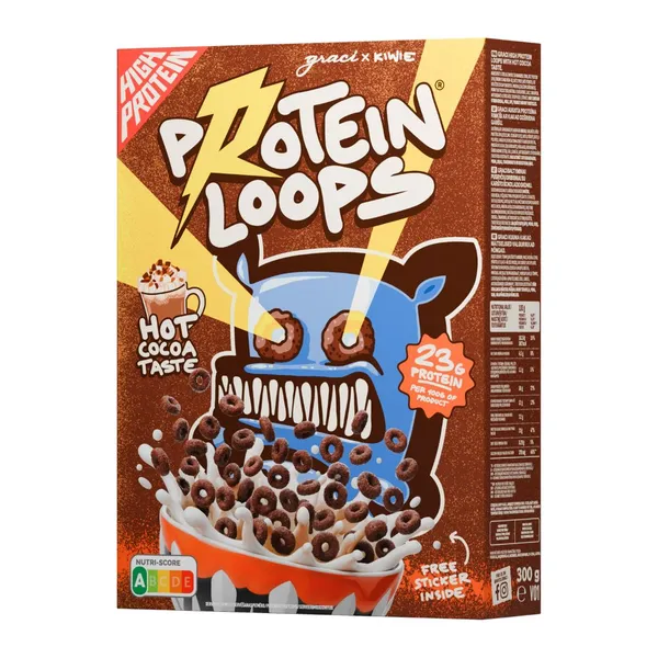 Sausās brokastis GRACI x Kiwie proteīna, ar kakao garšu, 300g