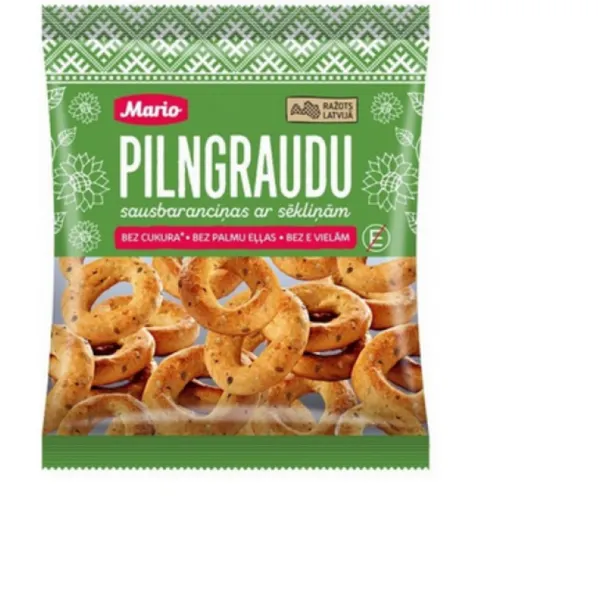 Pilngraudu sausbaranciņas MARIO ar sēkliņām 220g