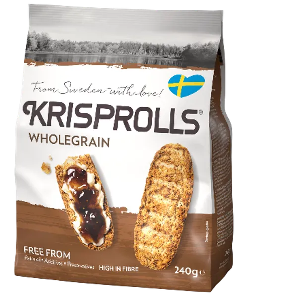 Sausmaizītes Krisprolls pilngraudu, 240g