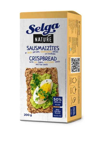 Sausmaizītes SELGA Nature ar sēklām 200g