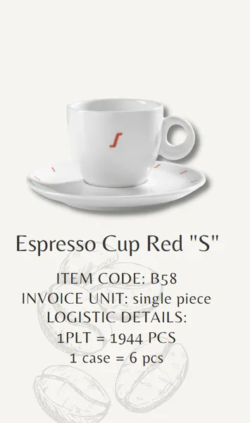 Segafredo espresso cup, 65 ml