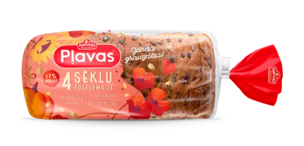 Tostermaize Pļavas 4 sēklu 400g