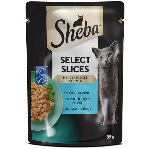 Sheba ar tunci mērcē 85g_NEW