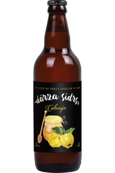 Sidrs Dārza cidoniju 5,5% 0,5l