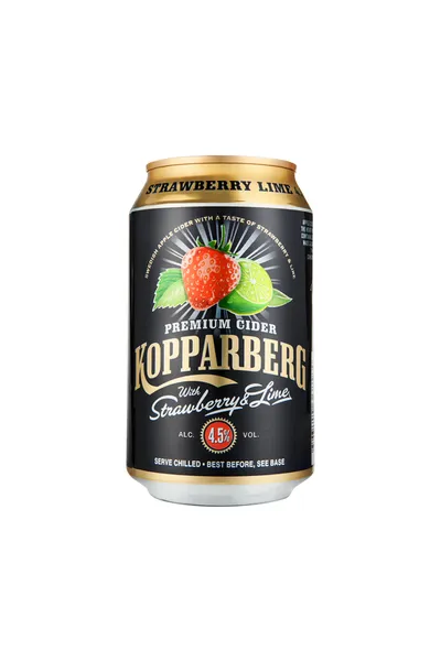 Sidrs KOPPARBERG Strawberry&Lime, 4,5%, bundžā, 0.33l (DEP)