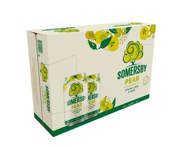Sidrs SOMERSBY Pear, 4,5%, bundžā, 24gabx0.33l (DEP)