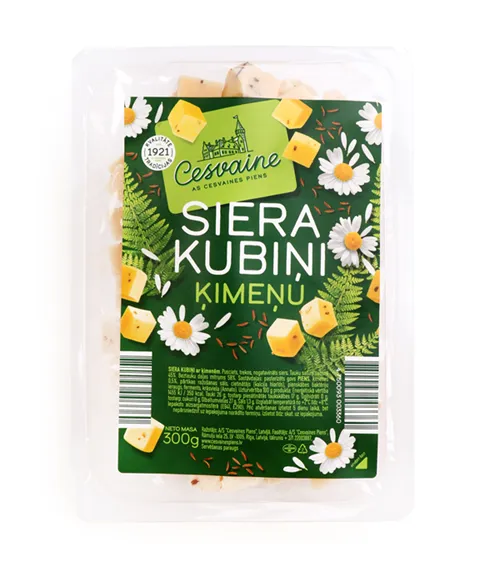 Siera izlase Cesvaine ar ķimenēm,saulē kaltētiem tomātiem un ķiplokiem šķēlītēs 300g