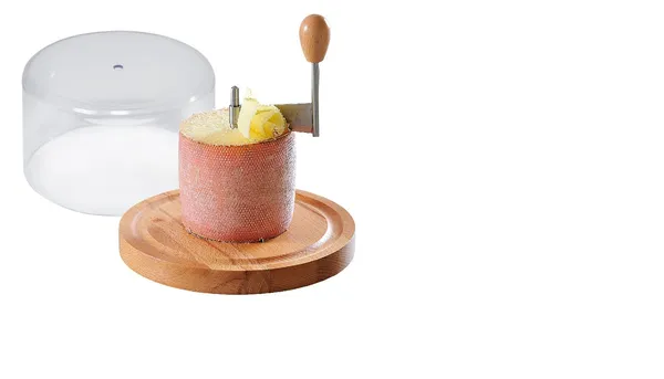 Siera rīve, ar vāku, bambusa/nerūsējošā tērauda/plastmasa