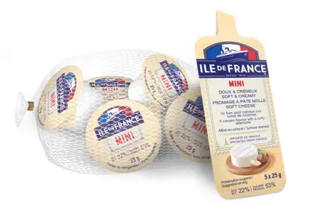Siers Camambert ILE DE FRANCE Mini, 5gab x 25g