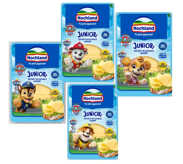 Siers HOCHLAND Paw Patrol, šķēles, 135 g