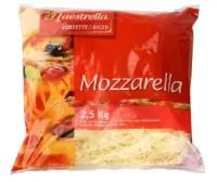 Siers Mozzarella, rīvēts, 2.5 kg