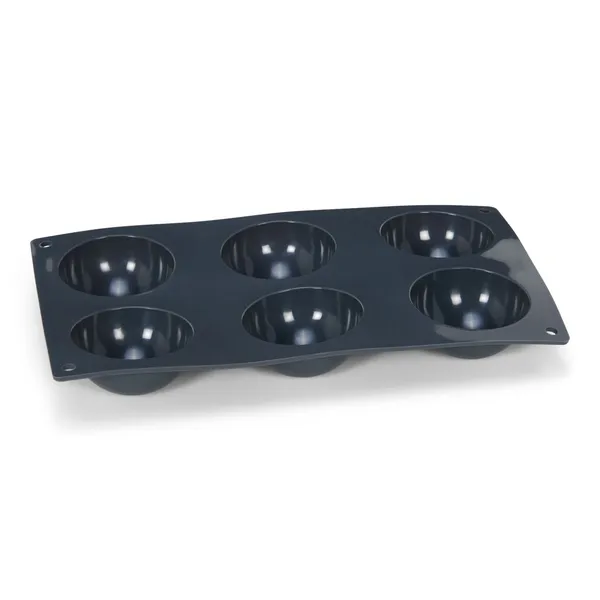 Silikona cepšanas forma, 6 puslodes, D 7 cm, H 3.5 cm, 1gab