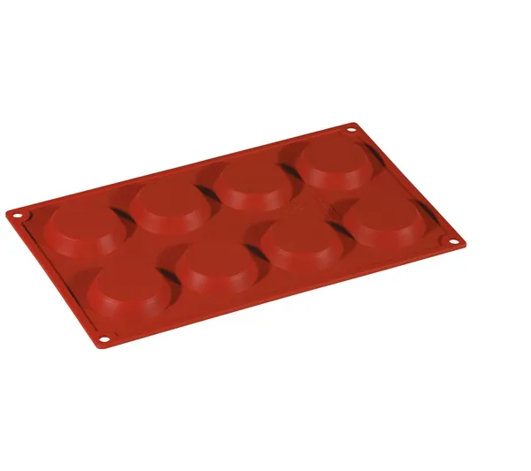 Kepimo forma, silikonas, 8 florentinai, 27 ml, D 6 cm, H 2 cm, vnt