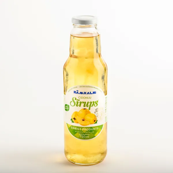 Sīrups RĀMKALNI, Cidoniju, stiklā, 0.75l (DEP)