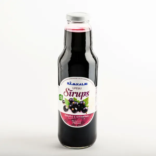 Sīrups RĀMKALNI, Upeņu, stiklā, 0.75l (DEP)