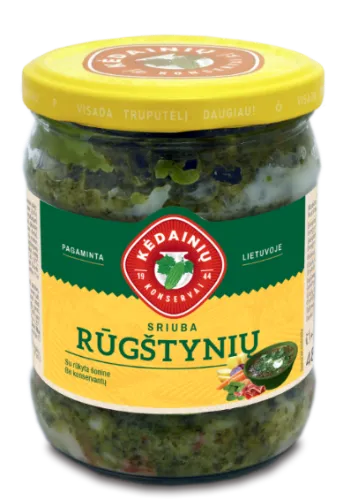 Skābeņu zupa KĖDAINIŲ ar kūpinātu šķiņķi, 480g