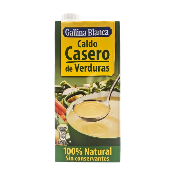 Šķidrais dārzeņu buljons 1L, 100% Natural Gallina Blanca